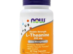 NOW Foods L-Theanine cu Inositol, 200mg - 60 Capsule